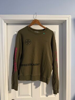 Off-White Impressionism Crewneck Sweatshirt – 2019 Virgil Abloh